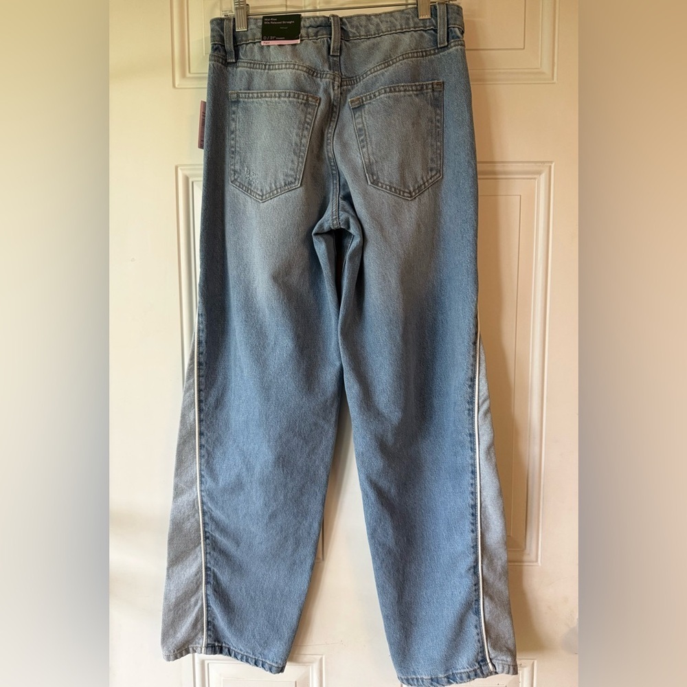 Wild Fable Mid Rise 90s Relaxed Straight Denim Jeans - Picture 4 of 8